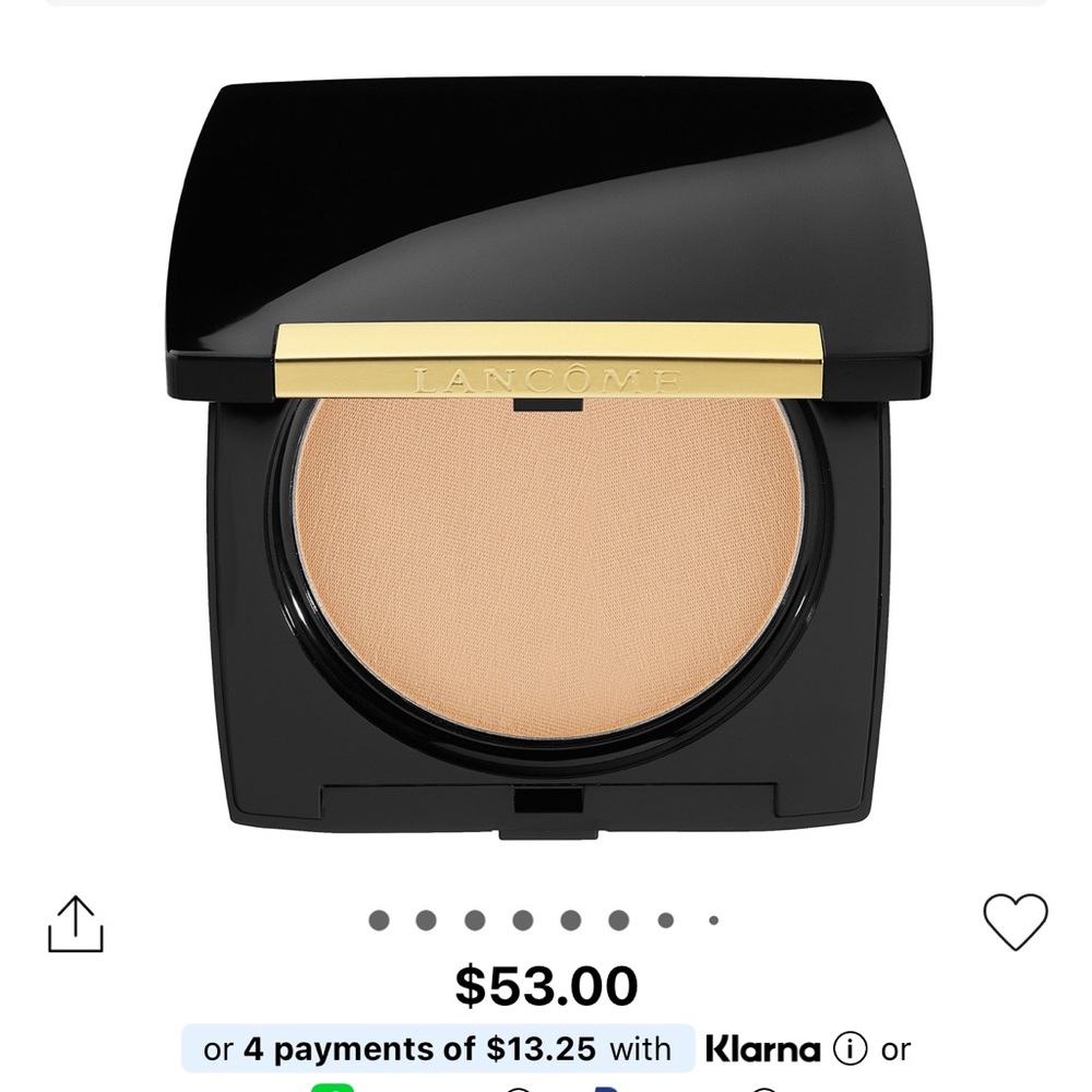 Lancôme Dual Finish Multi-tasking Long Wear Powder Foundation 120 Ivoire